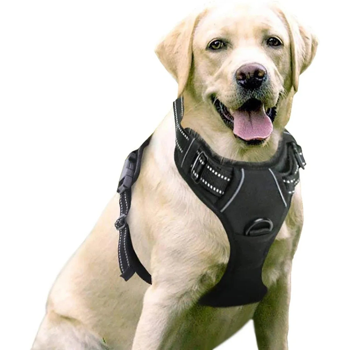 Reflective Backless Large Medium Dog Harness