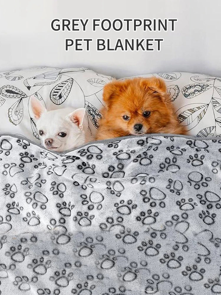 Soft Washable Winter Pet Blanket Grey