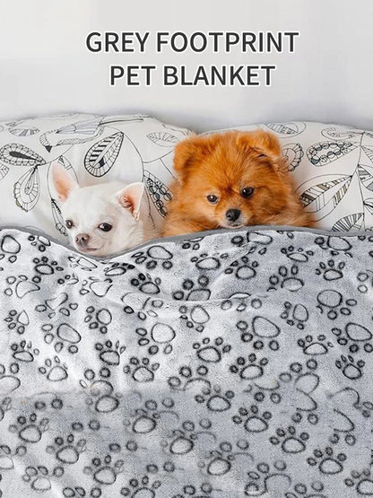 Soft Washable Winter Pet Blanket Grey