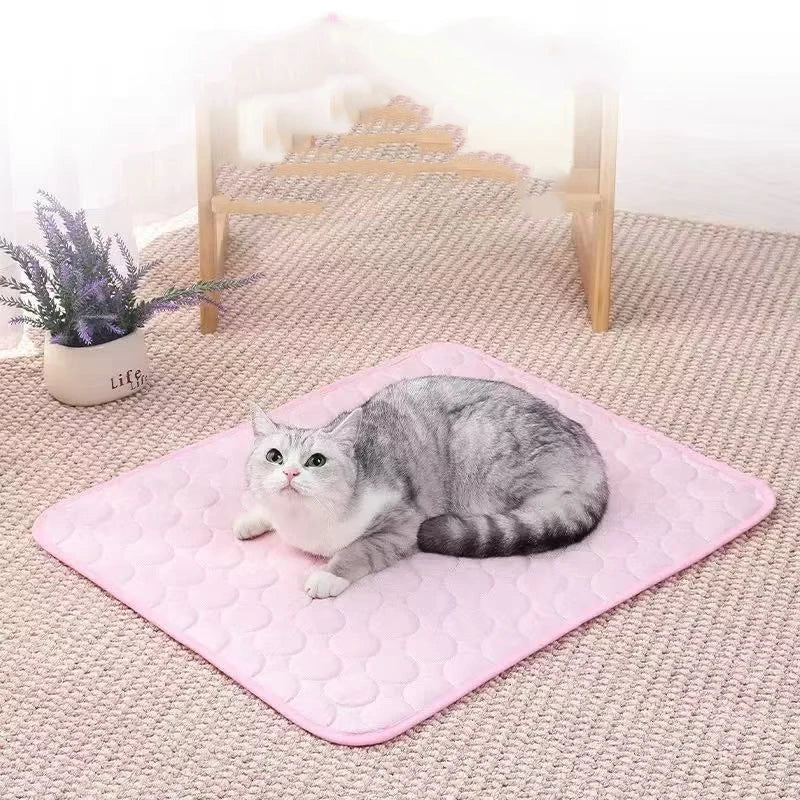 Self Cooling Ice Silk Pet Sleeping Mat