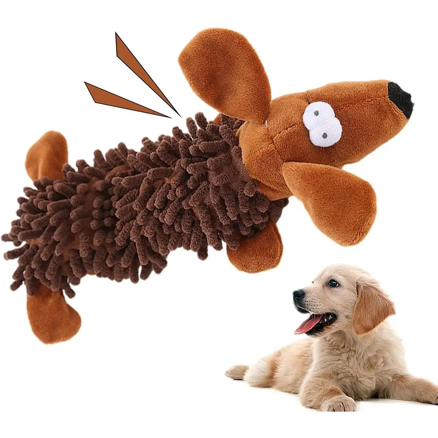 Plush Dog Chew Squeaky Toy