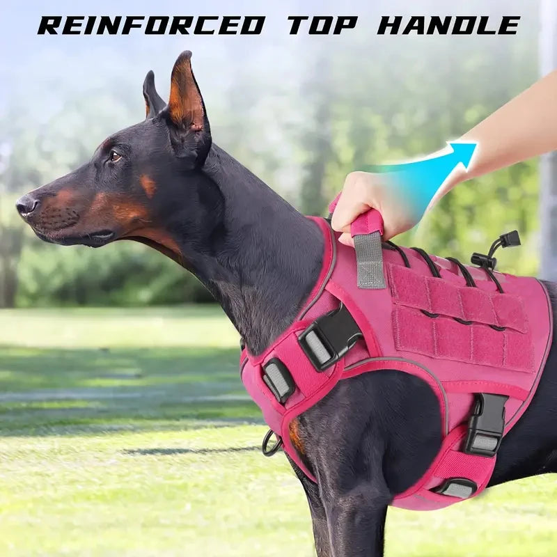 Adjustable Reflective Tactical Dog Harness