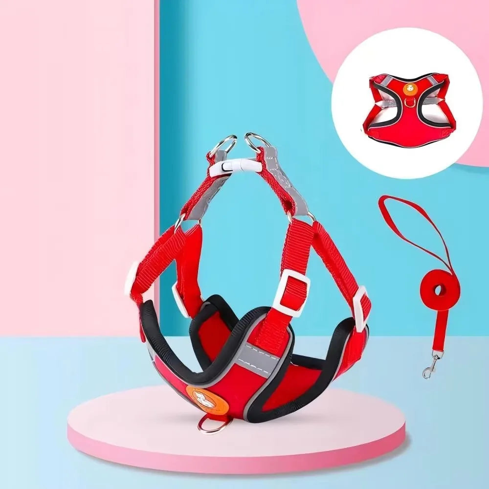 Reflective No-Pull Adjustable Dog Harness