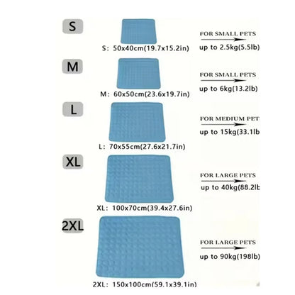 Self Cooling Ice Silk Pet Sleeping Mat