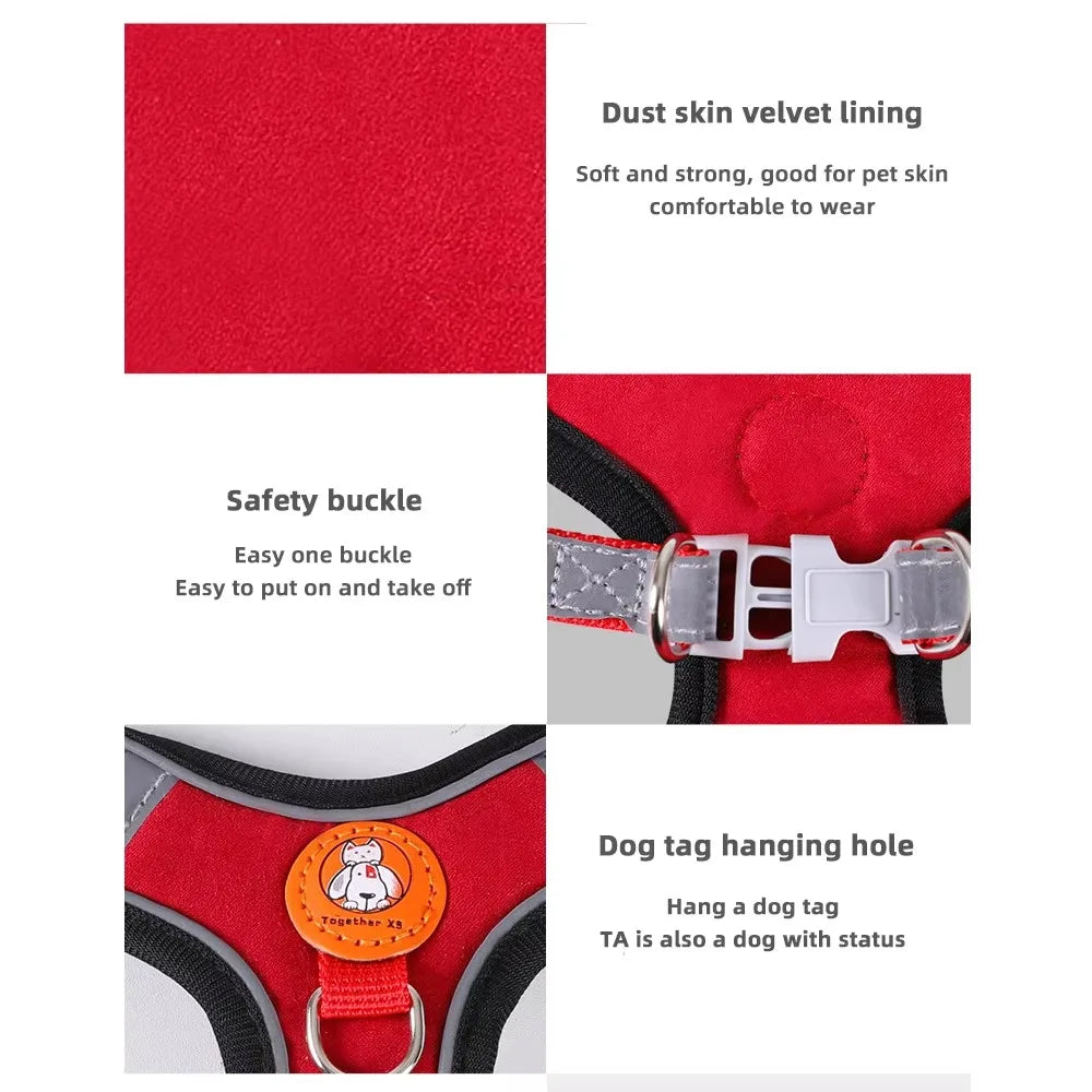 Reflective No-Pull Adjustable Dog Harness