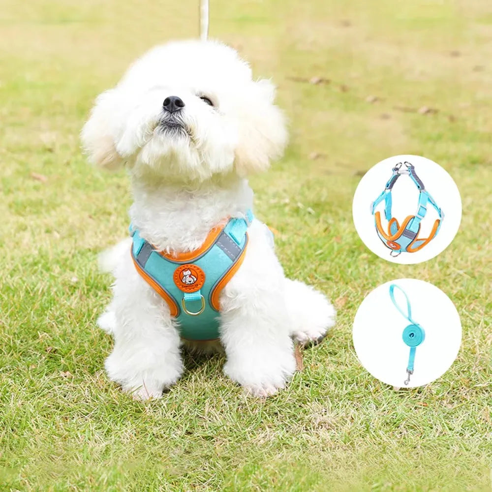 Reflective No-Pull Adjustable Dog Harness