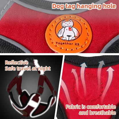 Reflective No-Pull Adjustable Dog Harness