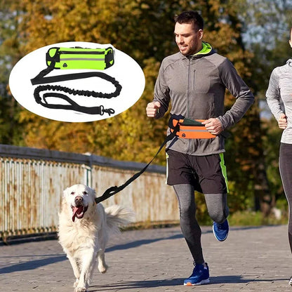 Hands-Free Reflective Running Dog Leash