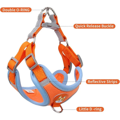 Reflective No-Pull Adjustable Dog Harness