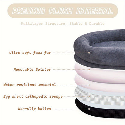 Giant Human-Size Dog Bed for Pets and Adults
